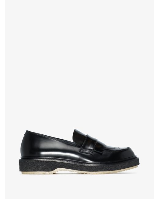 Adieu Black X Mfpen Type 169 Leather Loafers for men