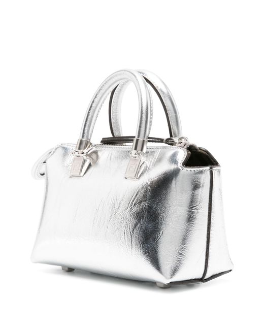 Fendi White By The Way Leather Mini Bag