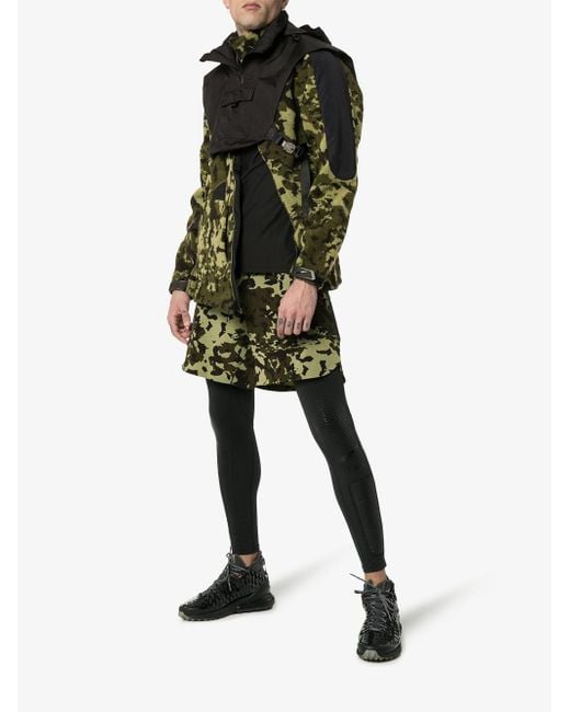 Nike X1017 Alyx 9sm Mmw Two part Camouflage Hooded Fleece Jacket
