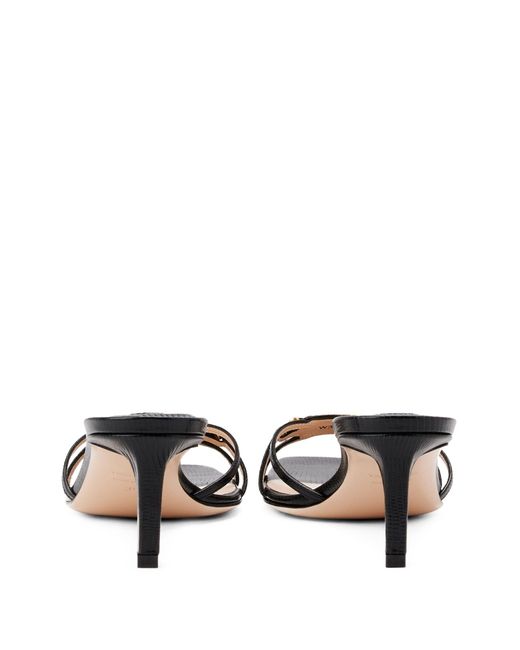 Tom Ford Metallic 55Mm Whitney Leather Mules