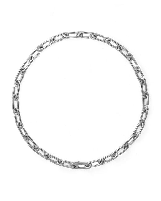 Otiumberg Metallic Sterling Arena Chain Necklace - Unisex - Sterling