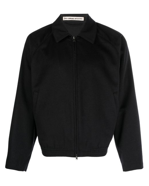 Meta Campania Collective Alain Zip-up Cashmere Jacket in Black for Men ...