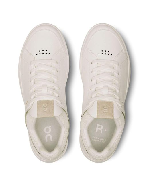 On Shoes White The Roger Centre Court Sneakers - Women's - Rubber/fabric/calf Leather
