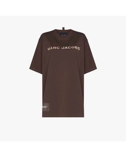 Marc Jacobs Brown The Big Cotton T-shirt