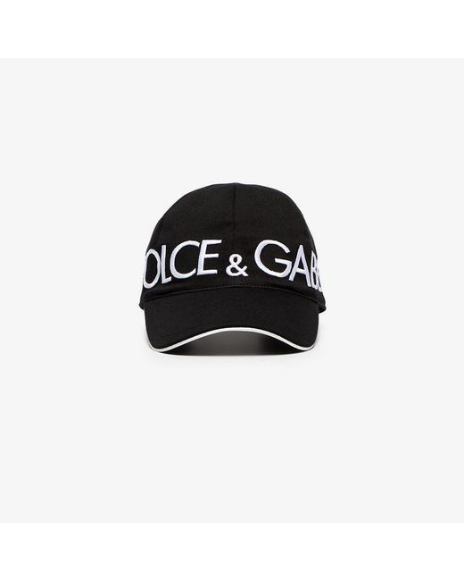 Dolce & Gabbana Black Logo Cap for men