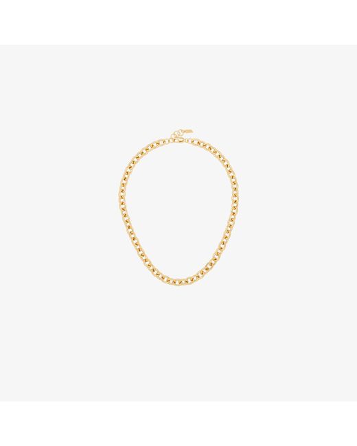 Loren Stewart Metallic Gold-plated Round Link Chain Necklace