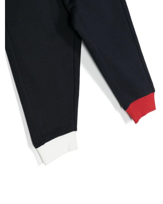 Moncler Black Logo-Patch Cotton Tracksuit Set