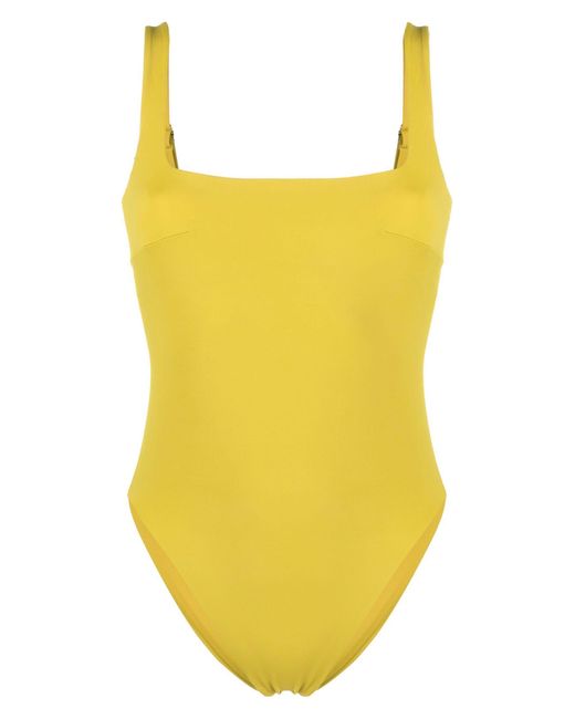 Form and Fold The Square Swimsuit in Yellow | Lyst