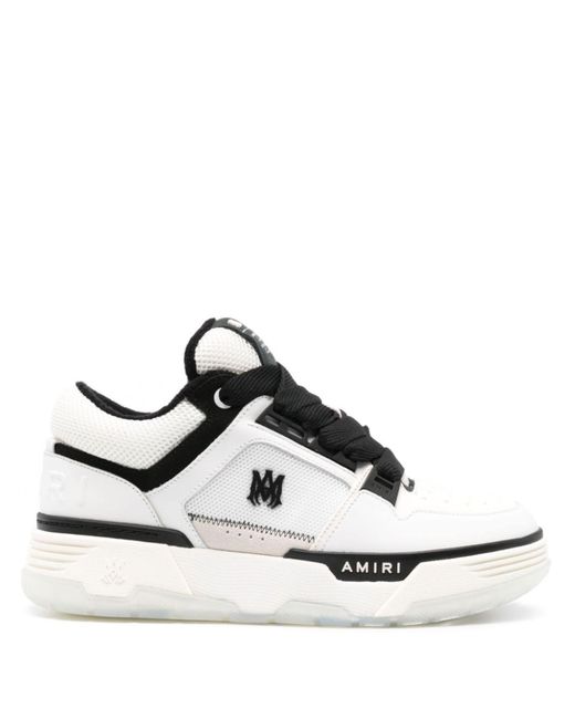 Amiri White Ma-1 Leather And Mesh Low-top Trainers for men