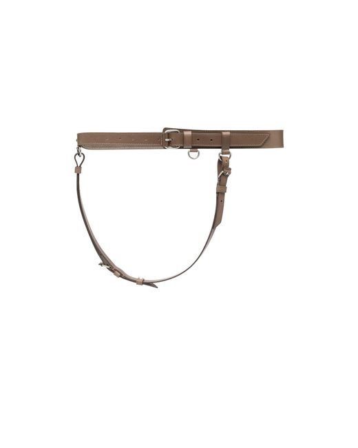 Lemaire Brown Equestrian Leather Belt | Lyst