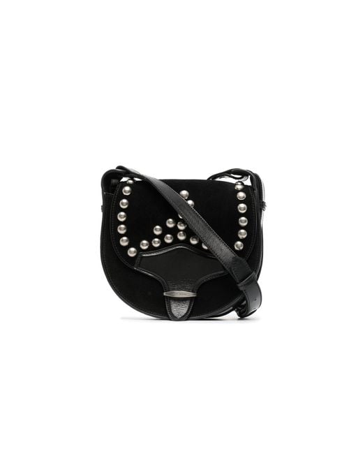 Isabel Marant Black Botsy Suede Cross Body Bag Lyst