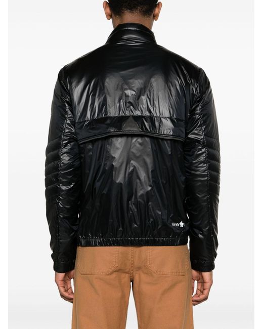 3 MONCLER GRENOBLE Black High-shine Padded Jacket - Men's - Polyamide/polyester/goose Down for men