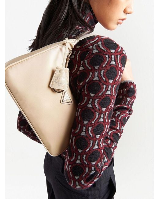 Prada Natural Neutral Re-nylon Re-edition 2000 Mini Bag - Women's - Fabric