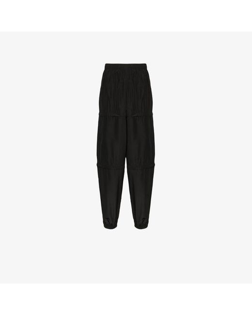 Balenciaga Black Zip Off Track Pants for men