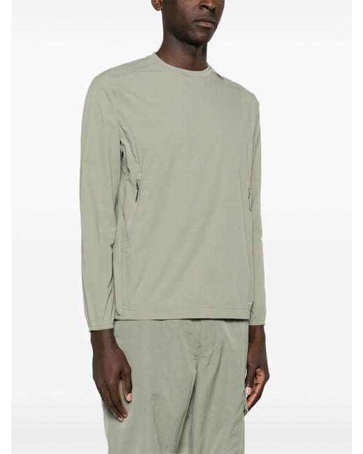 Snow Peak Green Packable Ripstop Sweatshirt - Men's - Polyester for men