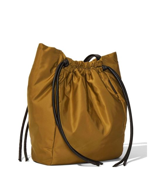 Proenza Schouler Metallic Drawstring Tote Bag