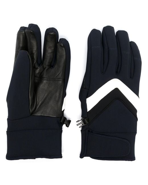 Fusalp Black Heritage Full-finger Gloves for men