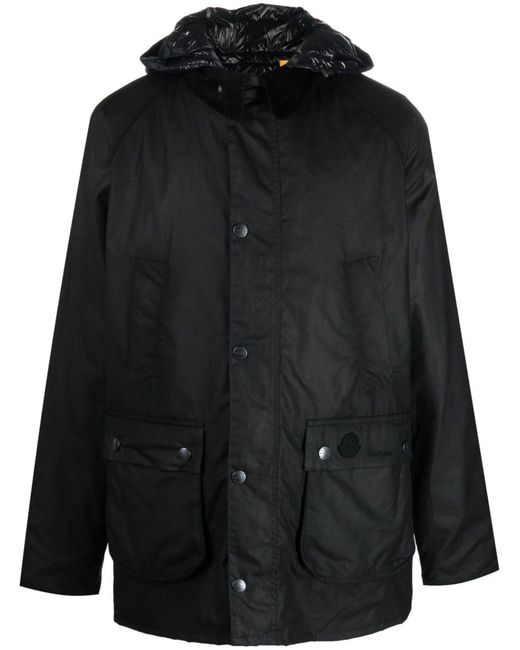Moncler Genius 2 Moncler 1952 X Barbour Wight Hooded Down Jacket in ...