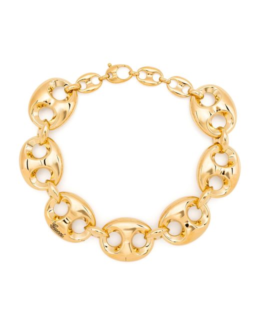 Gucci Metallic -tone Marina Chain Necklace - Women's - Plated Brass