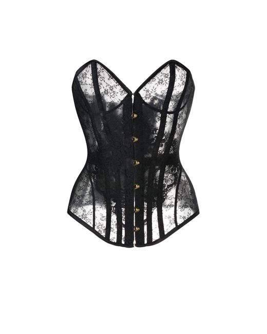 Agent Provocateur Malorey Lace Corset In Black Lyst 