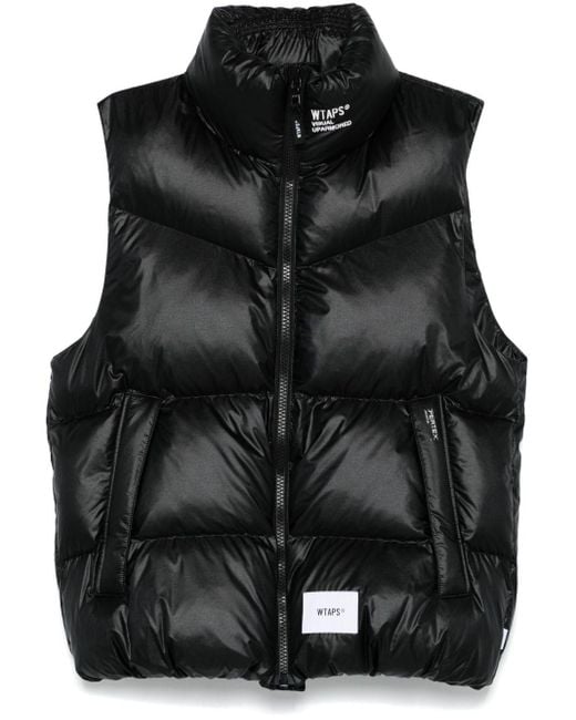 (w)taps Black Padded Vest for men
