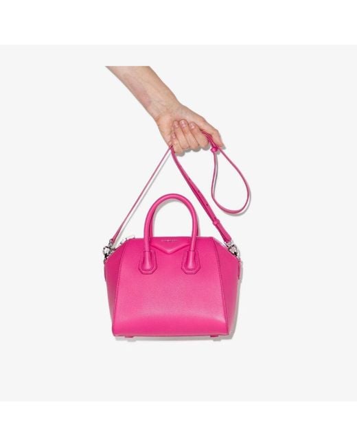 Givenchy Pink Sugar Goatskin Small Antigona Bag