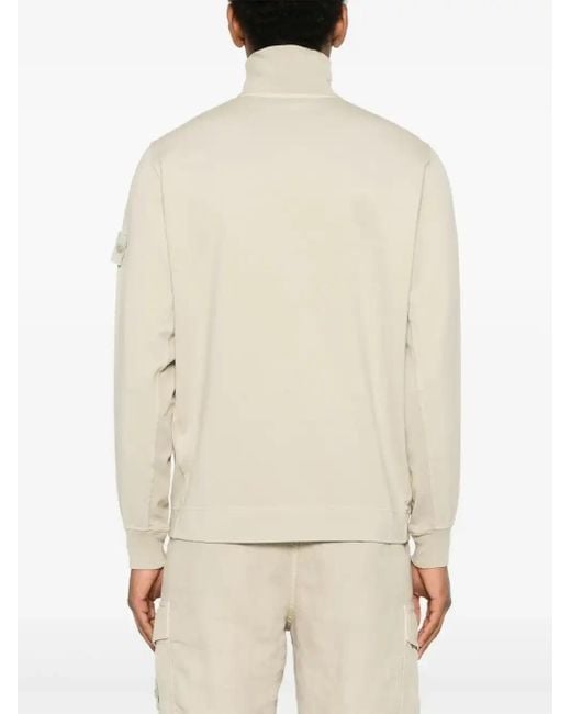 Stone Island Natural Compass-Badge Sweatshirt for men