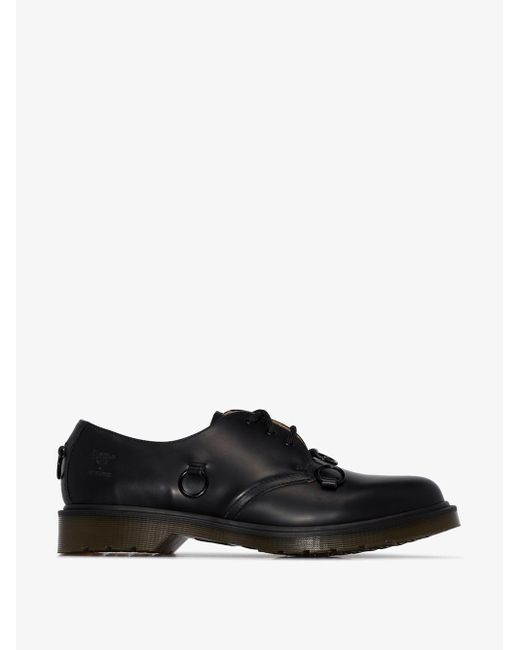 Dr. Martens Black X Raf Simons Derby Shoes for men