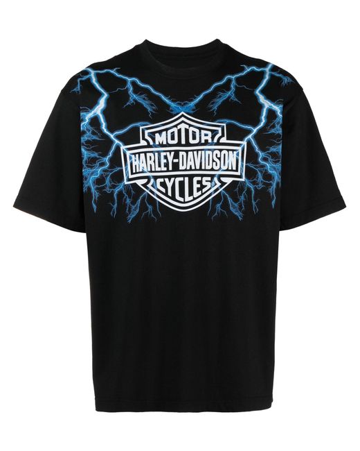 Neighborhood Black X Harley Davidson Graphic Print T-shirt - Men's - Cotton for men