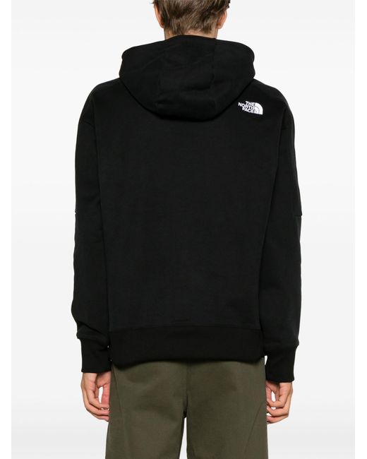 North face mens black hoodie store