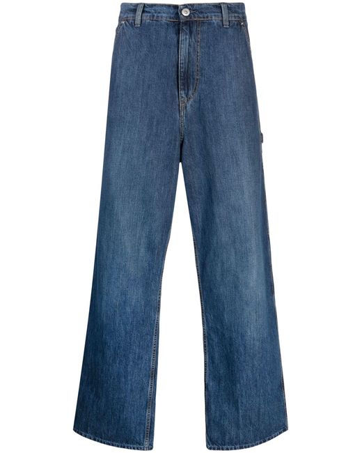 Our Legacy Blue Joiner Wide-leg Jeans - Men's - Cotton for men