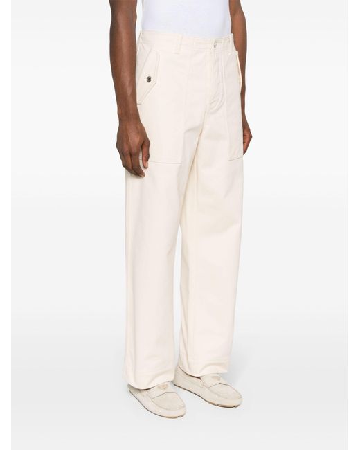 Maison Kitsuné White Workwear Straight-leg Jeans for men
