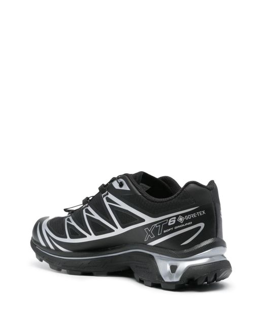 Salomon Black Xt-6 Gore-tex Sneakers - Unisex - Fabric/polyurethane/rubber