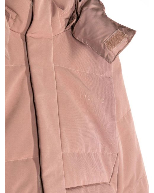 Liewood Pink Kids Hooded Puffer Jacket