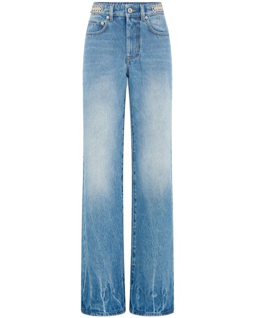 Rabanne Blue Signature 1969 Straight-leg Jeans