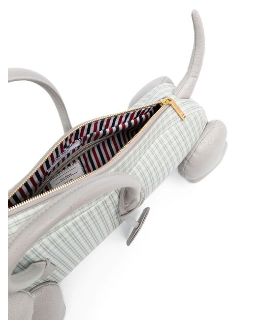 【Thom Browne】ホワイト Hector バッグ Thom Browne Hector Leather Bag | Coggles