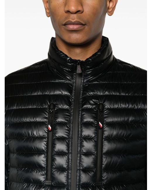3 MONCLER GRENOBLE Black High-shine Padded Jacket - Men's - Polyamide/polyester/goose Down for men
