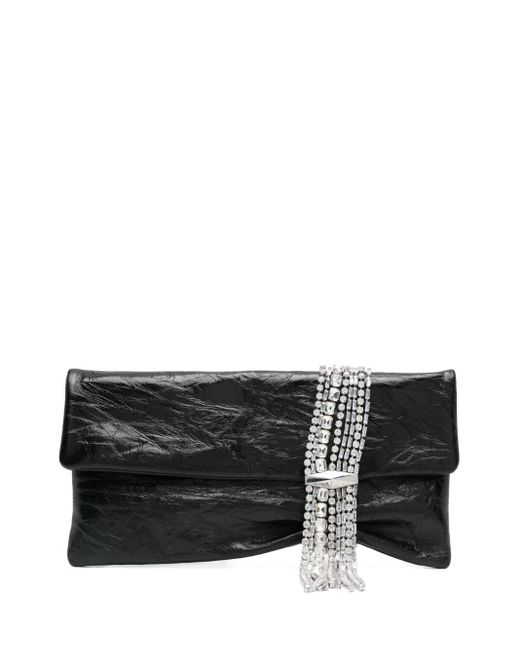 Jimmy Choo Black Zandra Clutch Bag