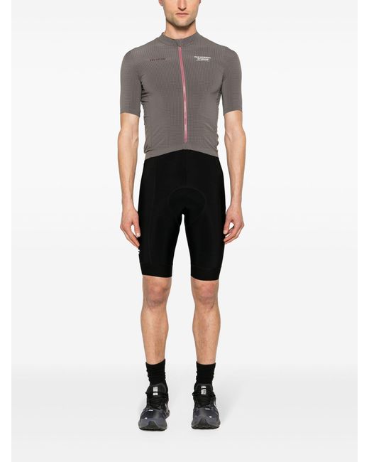 Pas Normal Studios Black Essential Thermal Cycling Bib Shorts for men