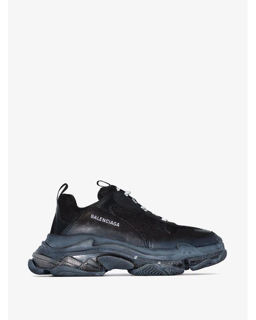Balenciaga Black Triple S Sneakers for Men Lyst balenciaga race runners black, Balenciaga Parka aus Ripstop