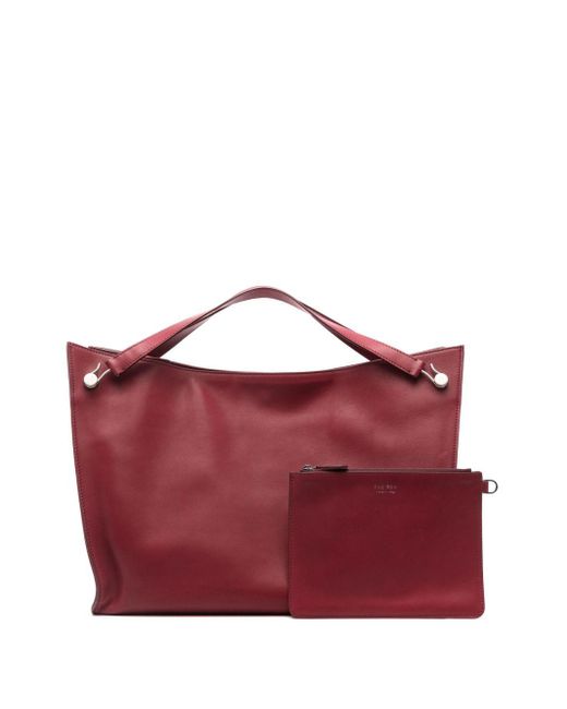 The Row Red Alexia Tote Bag