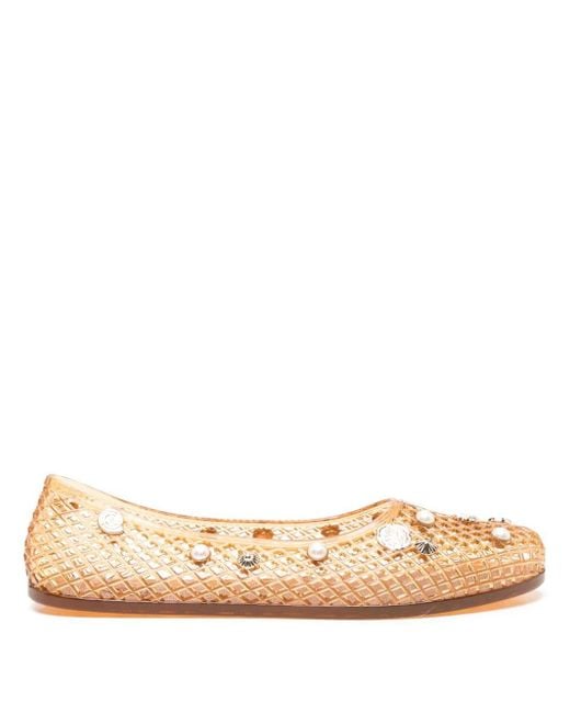 Ancient Greek Sandals Natural Iro Ballet Flats