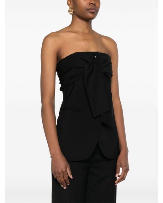 Max Mara Black Veruska Top