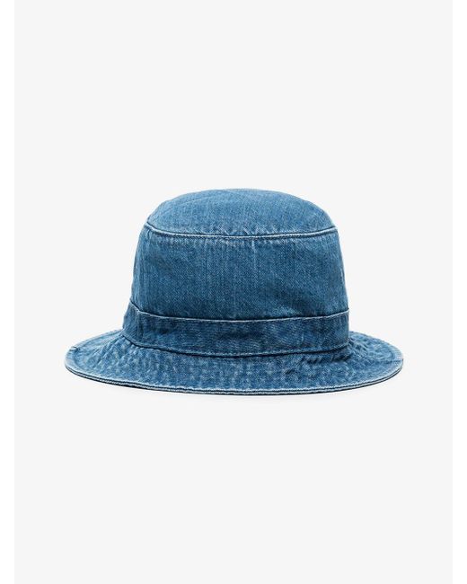 Polo Ralph Lauren Blue Teddy Bear Embroidered Denim Bucket Hat for Men ...