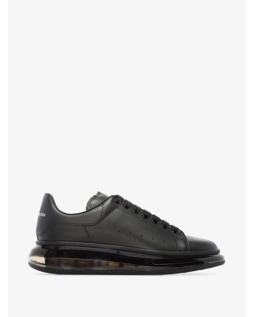 Alexander McQueen Black Oversized Sneakers - Unisex - Calf Leather/leather/rubber