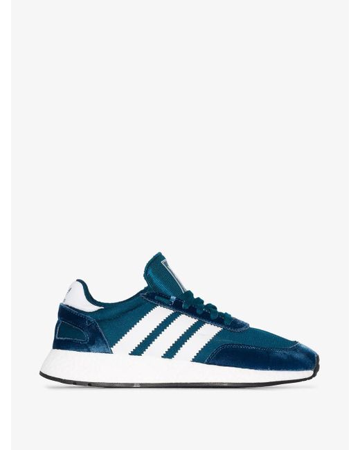 Adidas Blue I-5923 Lace-up Sneakers