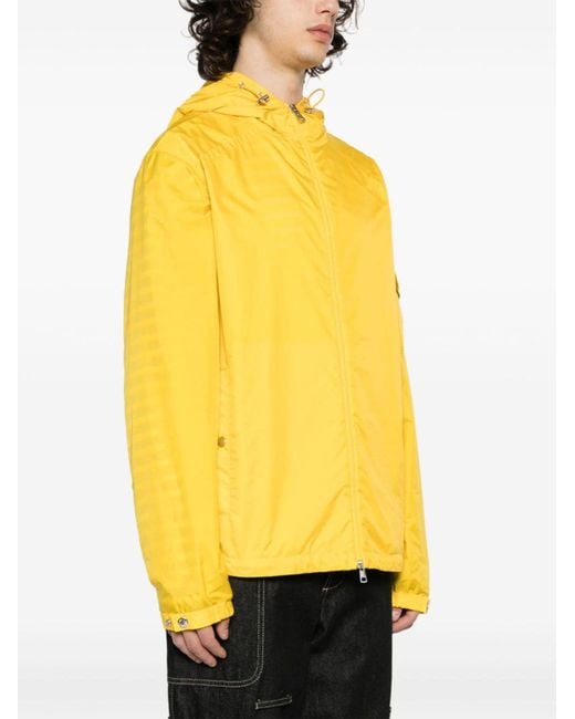 Moncler Yellow Etiache Hooded Windbreaker for men