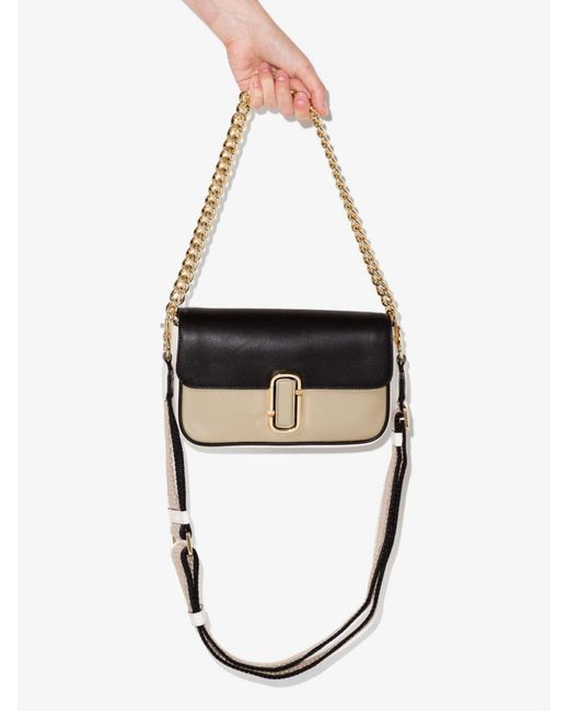 Marc Jacobs The Colourblock Soft Shoulder Bag in Natural | Lyst