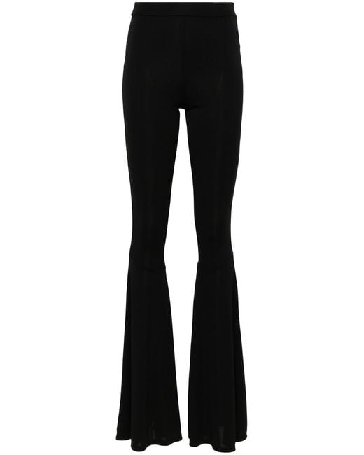 ANDAMANE Black peggy Flared Trousers
