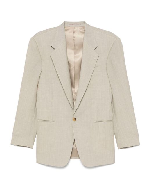 Carter Young Natural Slub-Texture Blazer for men